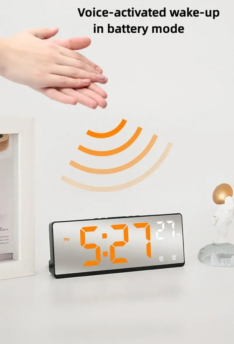 Voice Control LED Alarm Clock