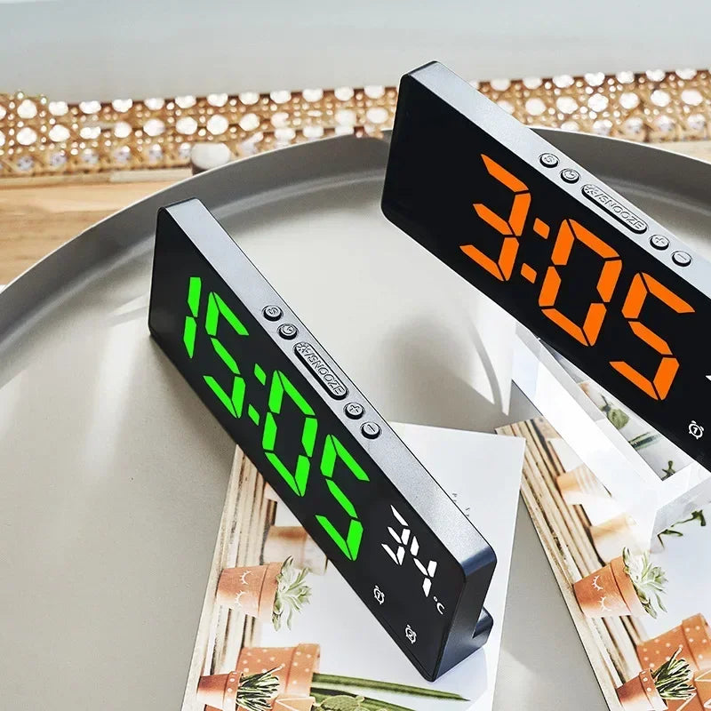 Voice Control LED Alarm Clock