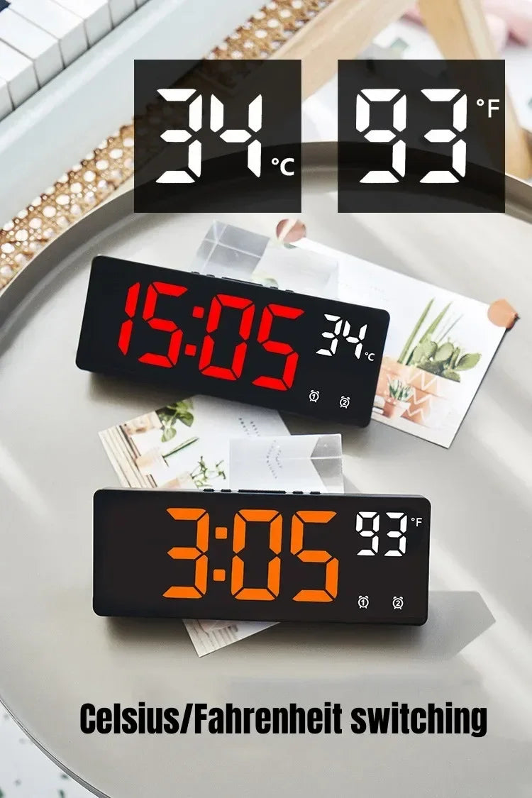 Voice Control LED Alarm Clock