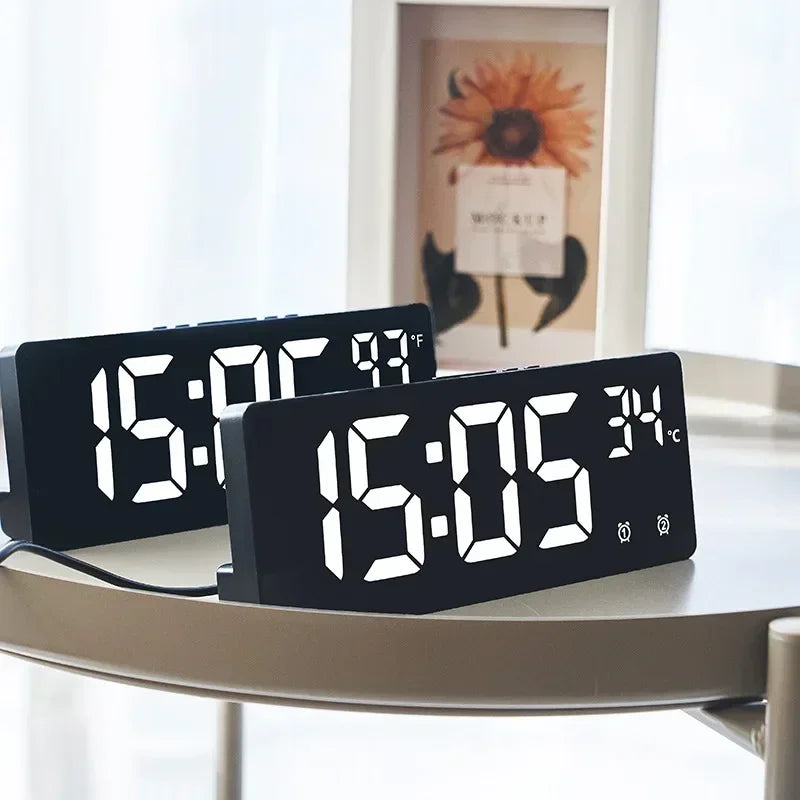 Voice Control LED Alarm Clock